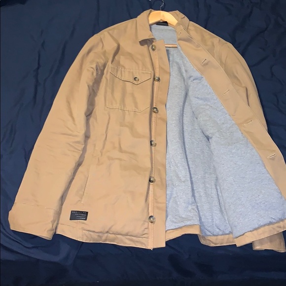 Light brown Oakley button up jacket - Picture 1 of 4
